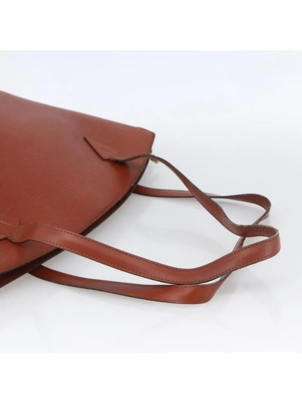 Authentic LOUIS VUITTON Epi Saint Jacques Shopping Bag Brown M52263 LV